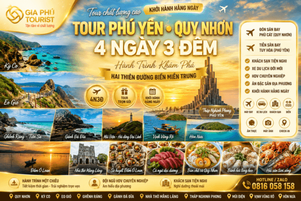 tour phú yên quy nhơn 4 ngày 3 đêm